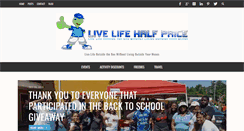 Desktop Screenshot of livelifehalfprice.com